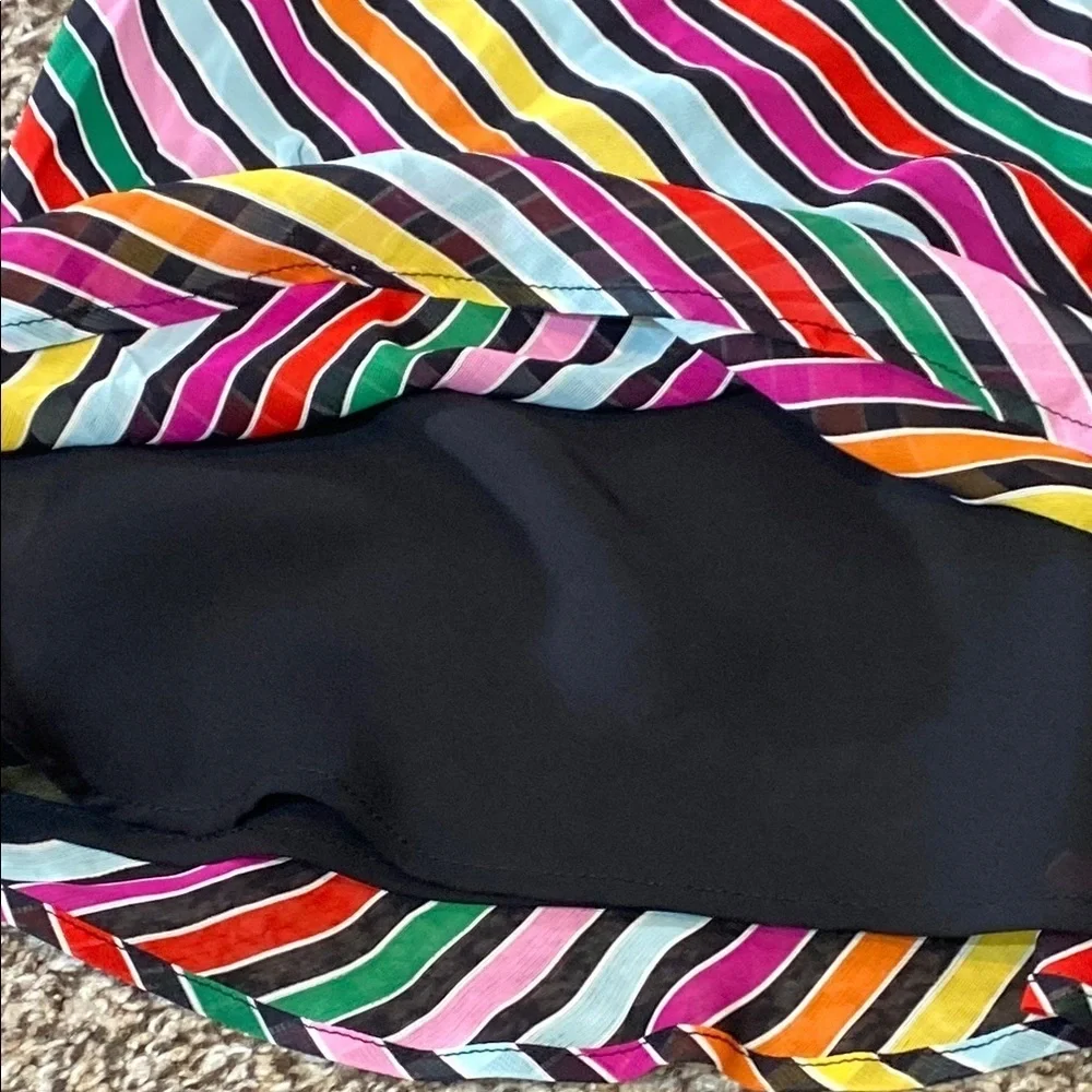 VNTG 90’s/Y2K Ceduxion Rainbow A-line Knee-length Skirt